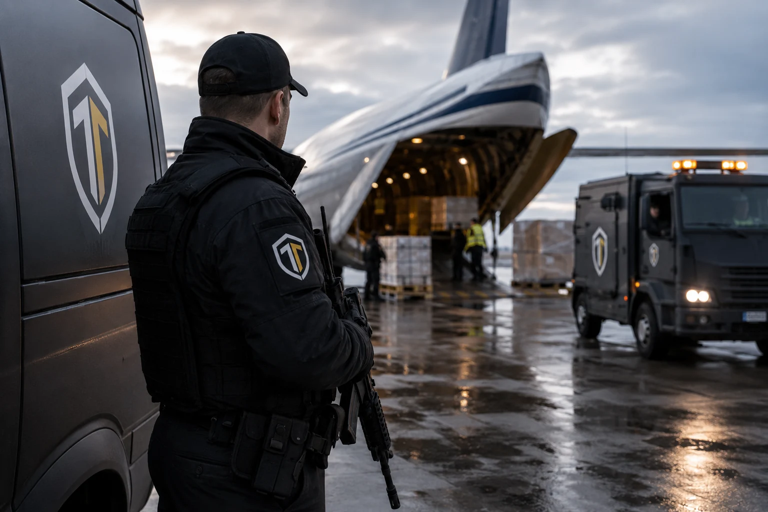Охраняемая зона специальной перевозки STL в аэропорту